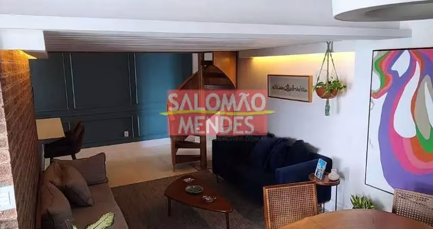 Apartamento com mezanino para locação frente baia, luxo no umarizal