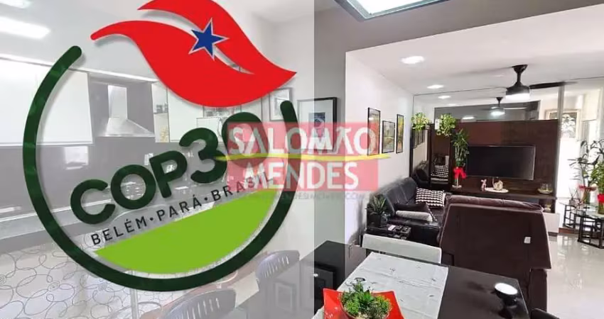Cop 30. apartamento 02 suítes com serviços - frente praça batista campos.