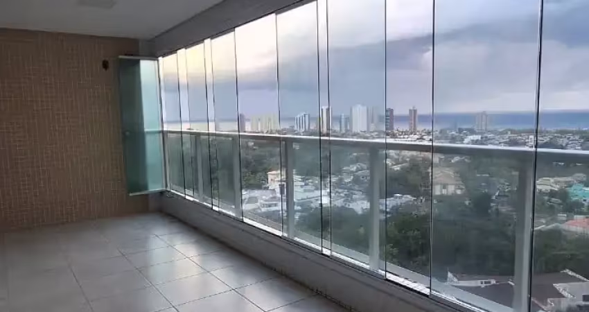 Apartamento para locação no greenville 3/4 andar alto vista mar