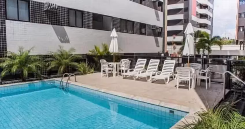 Apartamento na jatiúca com 3 quartos, sendo 1 suíte,  semi-mobiliado