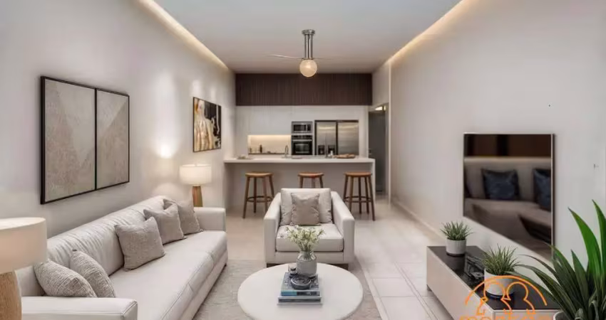 Apartamento à venda, 1 quarto, 1 vaga, centro - são vicente/sp