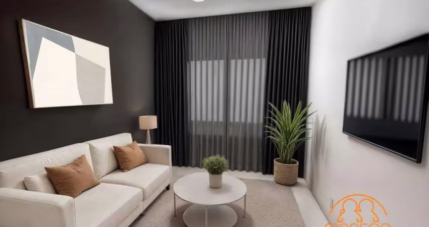 Apartamento à venda, 1 quarto, 1 vaga, itararé - são vicente/sp