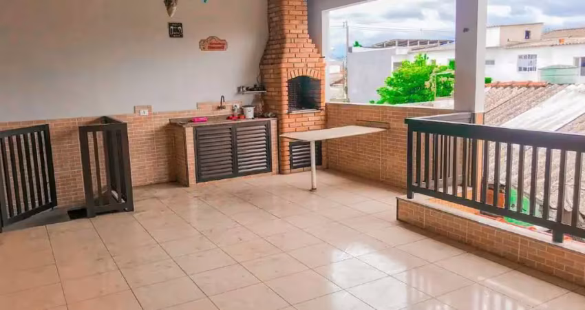 Sobrado à venda, 3 quartos, 1 suíte, 2 vagas, cidade nautica - são vicente/sp