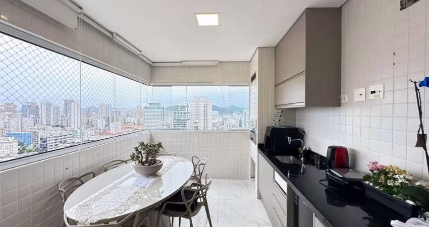 Apartamento à venda, 3 quartos, 1 suíte, 2 vagas, BOQUEIRÃO - Santos/SP