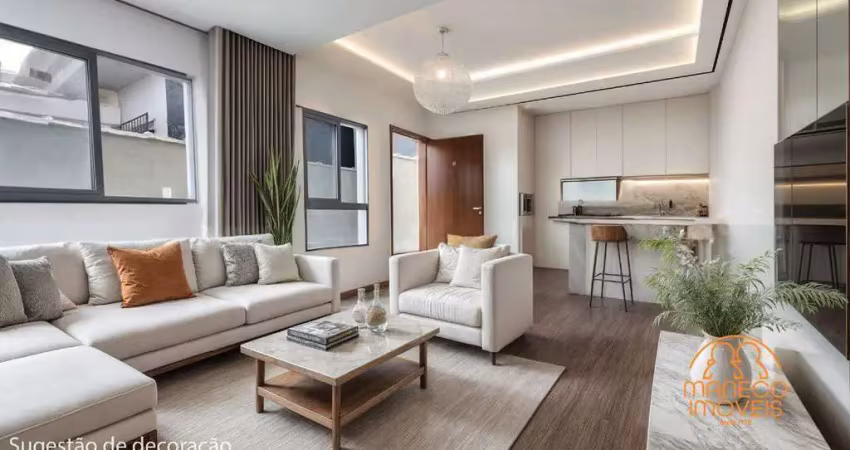 Apartamento à venda, 1 quarto, 1 suíte, 1 vaga, estuario - santos/sp