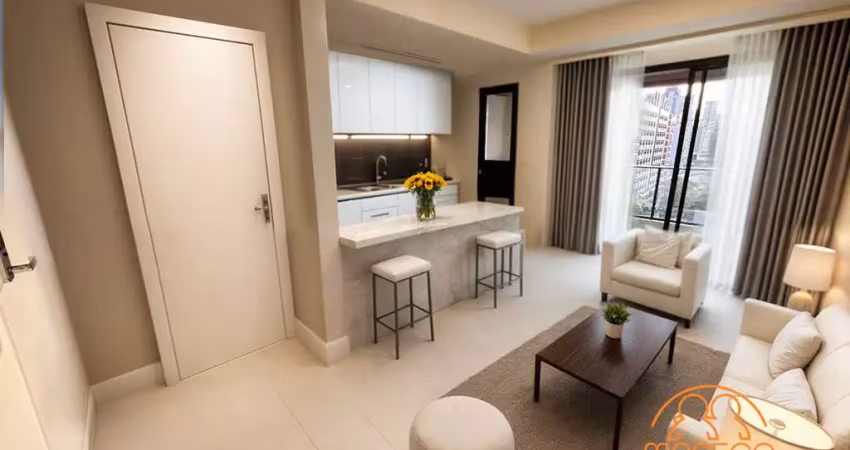 Apartamento à venda, 1 quarto, 1 suíte, 1 vaga, boqueirão - santos/sp