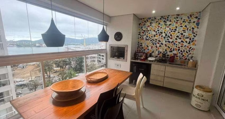 Apartamento à venda, 3 quartos, 1 suíte, 2 vagas, PONTA DA PRAIA - Santos/SP