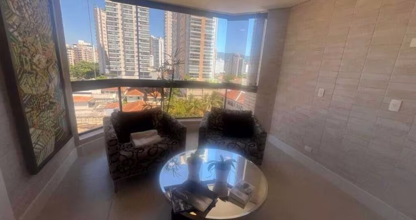 Apartamento à venda, 4 quartos, 4 suítes, 3 vagas, PONTA DA PRAIA - Santos/SP