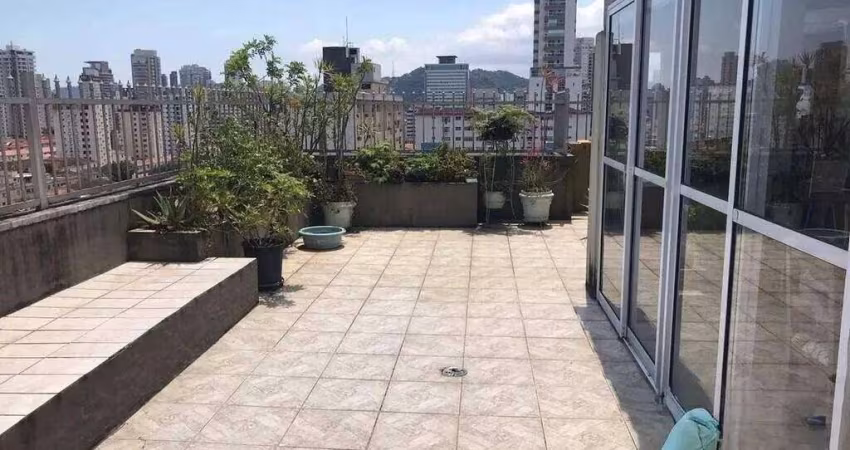Cobertura à venda, 3 quartos, 1 suíte, 1 vaga, BOQUEIRÃO - Santos/SP