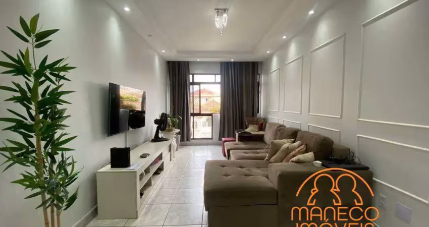 Apartamento à venda, 2 quartos, 1 suíte, 2 vagas, aparecida - santos/sp