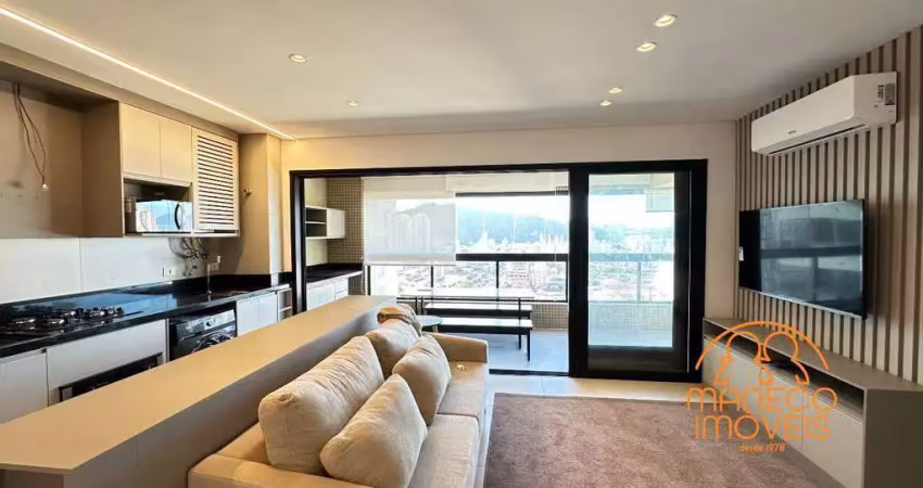 Apartamento à venda, 2 quartos, 1 suíte, 1 vaga, josé menino - santos/sp