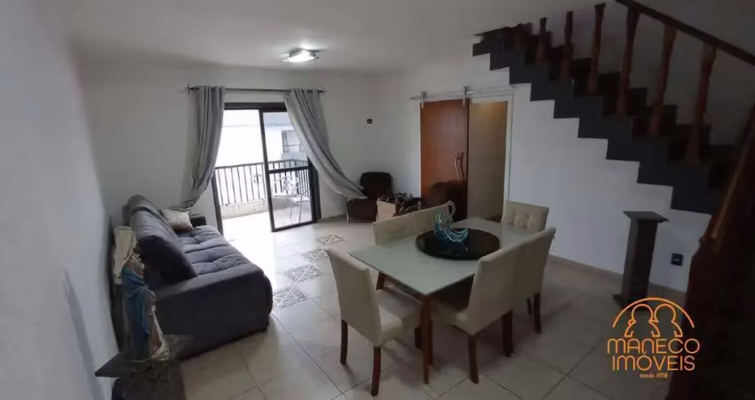 Cobertura à venda, 4 quartos, 2 suítes, aparecida - santos/sp