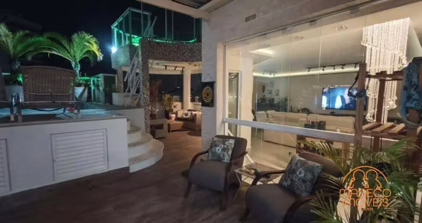 Cobertura à venda, 2 quartos, 2 suítes, 2 vagas, ponta da praia - santos/sp