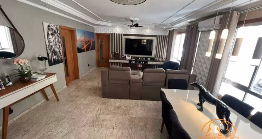 Apartamento à venda, 3 quartos, 1 suíte, 2 vagas, gonzaga - santos/sp