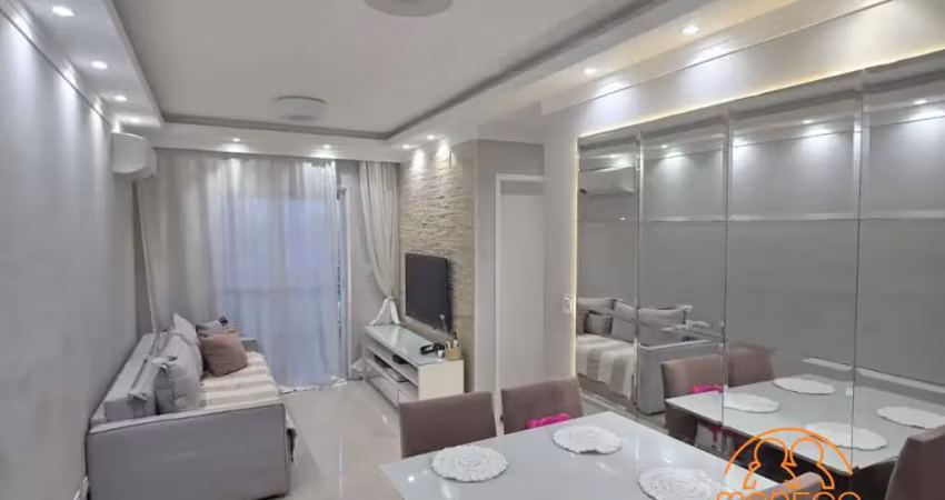 Apartamento à venda, 2 quartos, 1 vaga, vila mathias - santos/sp
