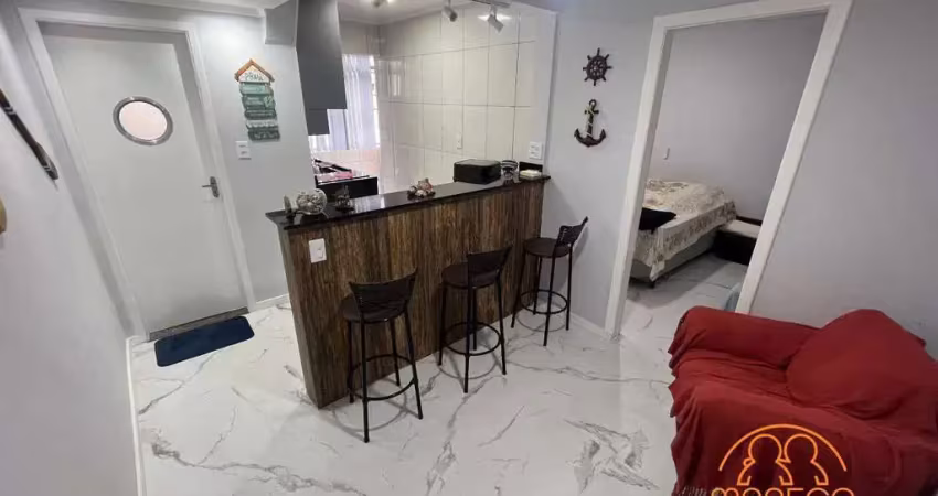 Apartamento à venda, 1 quarto, 1 vaga, centro - são vicente/sp