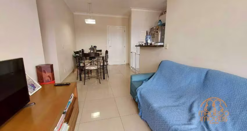 Apartamento à venda, 2 quartos, 1 suíte, 1 vaga, marapé - santos/sp