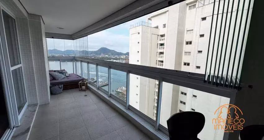 Apartamento à venda, 3 quartos, 3 suítes, 3 vagas, ponta da praia - santos/sp