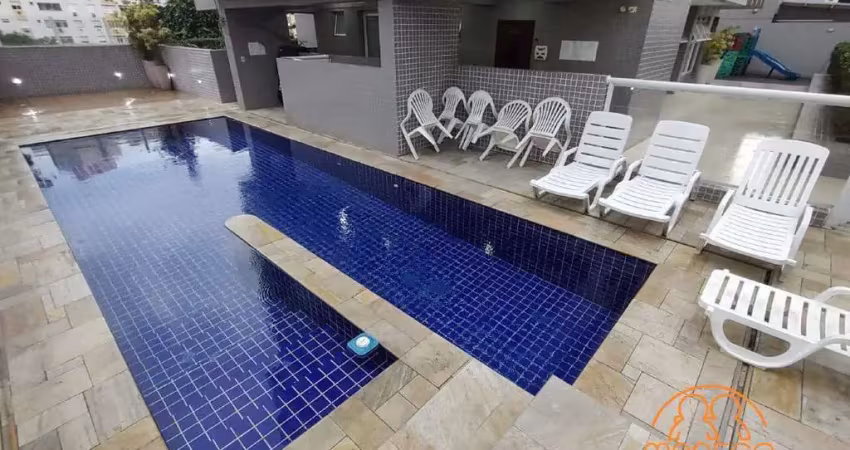 Apartamento para aluguel, 2 quartos, 2 suítes, 2 vagas, gonzaga - santos/sp