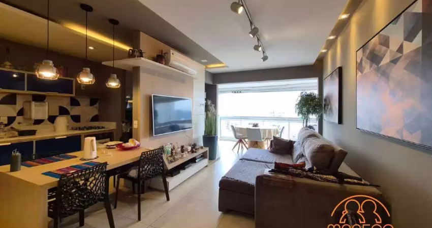 Apartamento à venda, 2 quartos, 1 suíte, 1 vaga, gonzaga - santos/sp