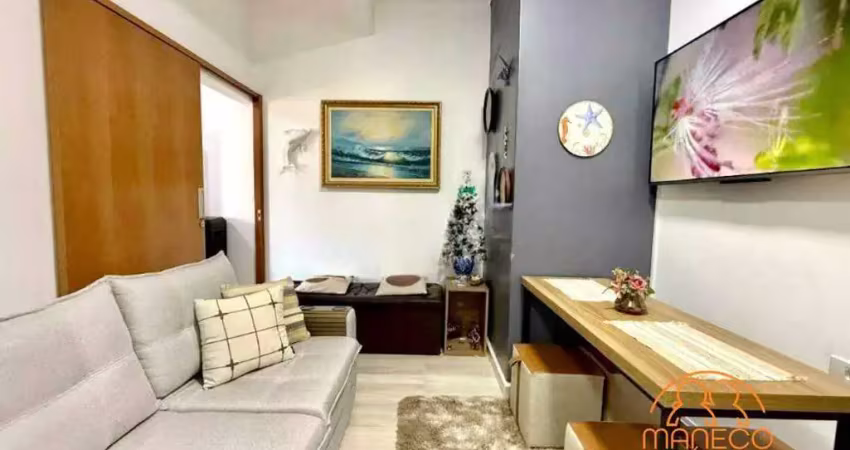 Apartamento à venda, 1 quarto, 1 vaga, ponta da praia - santos/sp