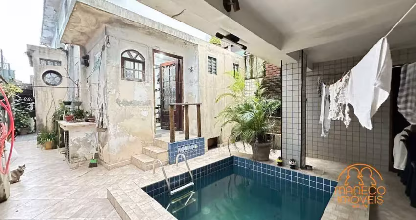 Casa à venda, 3 quartos, 1 vaga, macuco - santos/sp