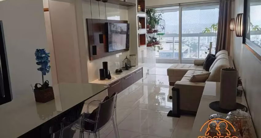 Apartamento à venda, 2 quartos, 2 suítes, 2 vagas, gonzaga - santos/sp