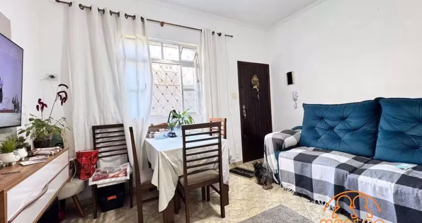 Apartamento à venda, 2 quartos, 1 vaga, vila mathias - santos/sp