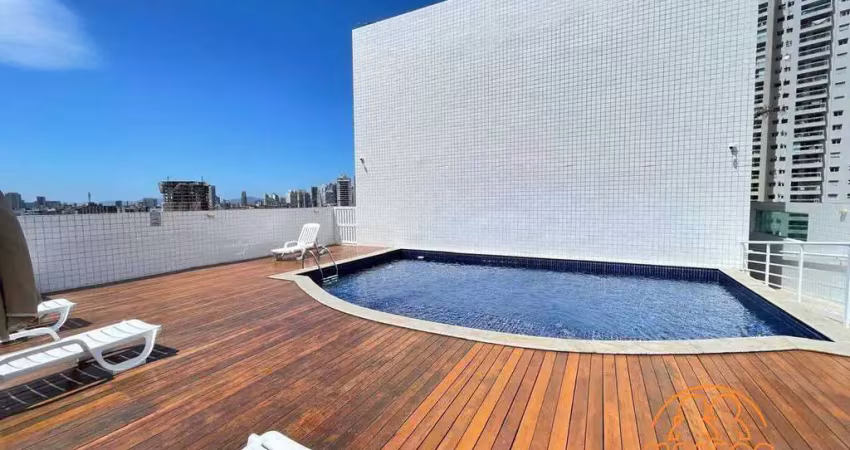 Apartamento à venda, 1 quarto, 1 suíte, 1 vaga, marapé - santos/sp