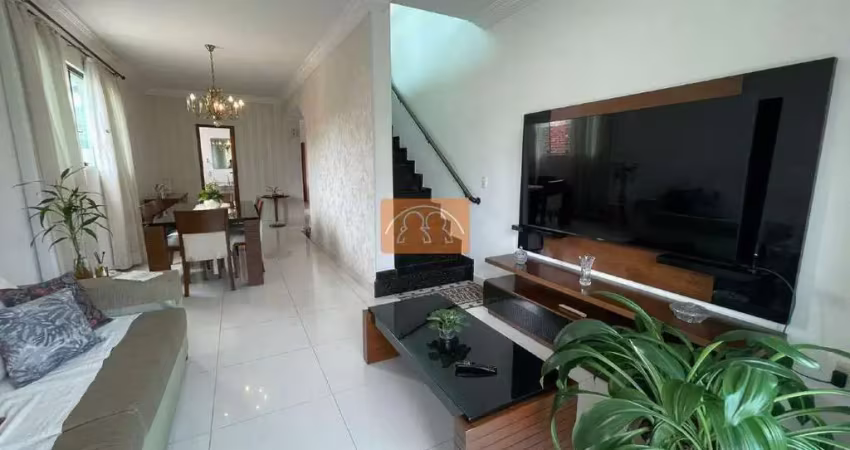 Casa à venda, 3 quartos, 1 suíte, 2 vagas, vila belmiro - santos/sp