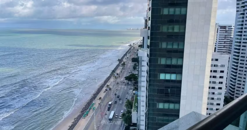 Apartamento beira mar, 4 asuítes , 4 vagas, andar alto 230 mts