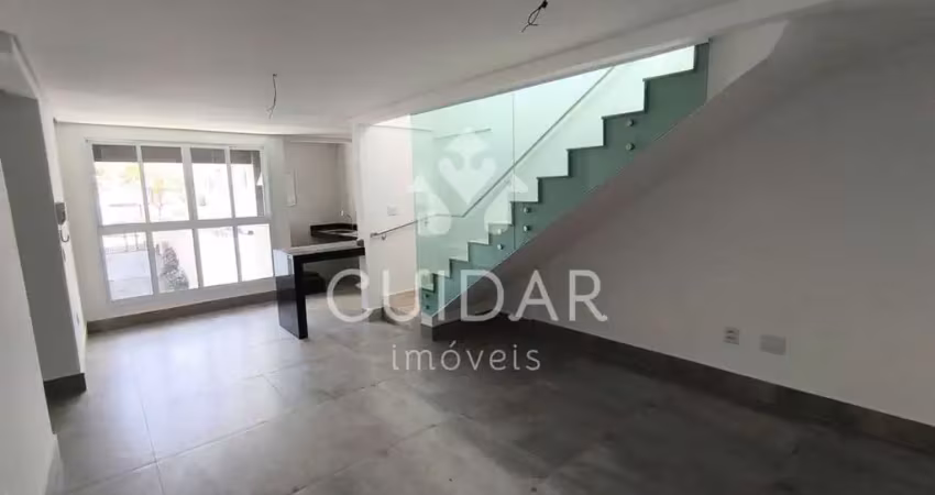 Cobertura recentemente construída, no bairro castelo - belo horizonte