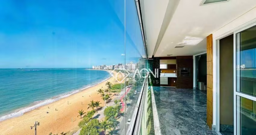 Apartamento com 4 dormitórios à venda, 148 m² por r$ 4.621.100,00 - praia da costa - vila velha/es