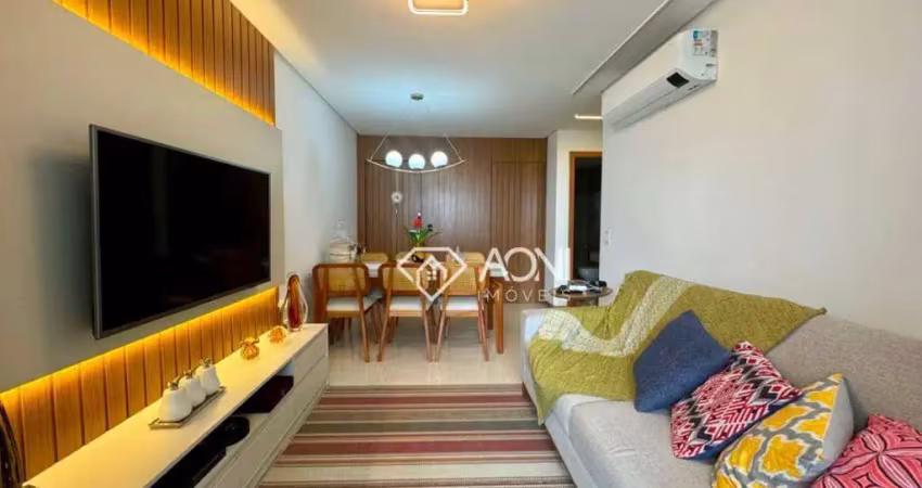 Apartamento com 2 dormitórios à venda, 67 m² por r$ 800.000,00 - praia de itapoã - vila velha/es