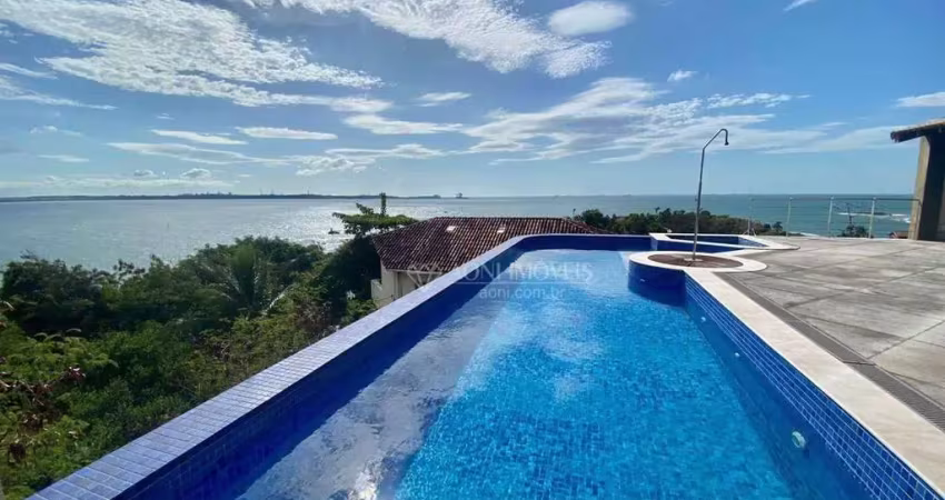 Casa com 4 dormitórios à venda, 423 m² por r$ 3.950.000,00 - praia da costa - vila velha/es