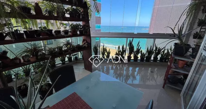 Apartamento com 3 dormitórios com duas suítes à venda, 141 m² por r$ 1.550.000 - praia de itaparica - vila velha/es