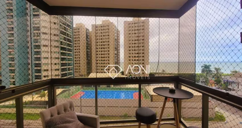 Apartamento com 2 dormitórios à venda, 64m² por r$ 750.000,00 - praia de itaparica - vila velha/es