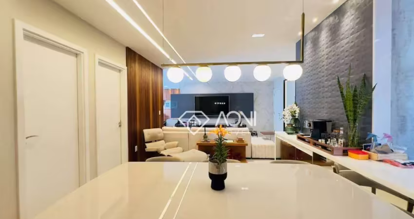 Apartamento com 3 dormitórios para alugar, 138 m² por r$ 13.162,23/mês - praia da costa - vila velha/es