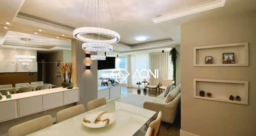 Apartamento com 3 dormitórios à venda, 135 m² por r$ 1.699.900,00 - praia de itaparica - vila velha/es