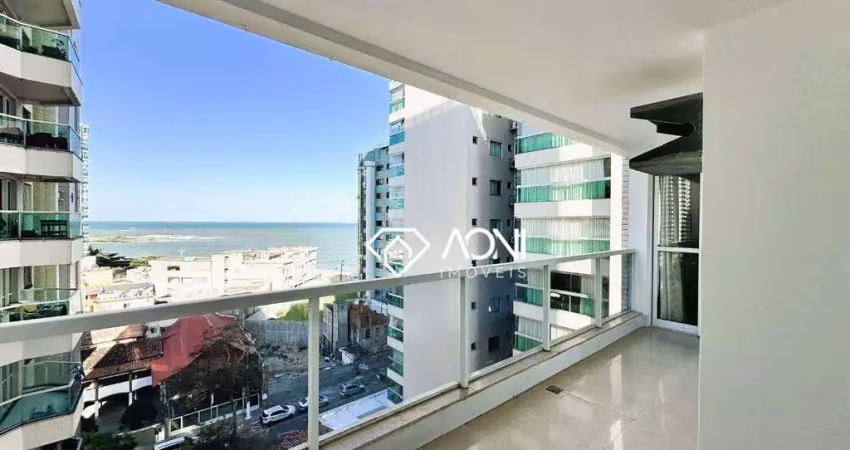 Apartamento com 3 dormitórios para alugar, 110 m² por r$ 4.124,54/mês - praia de itapoã - vila velha/es