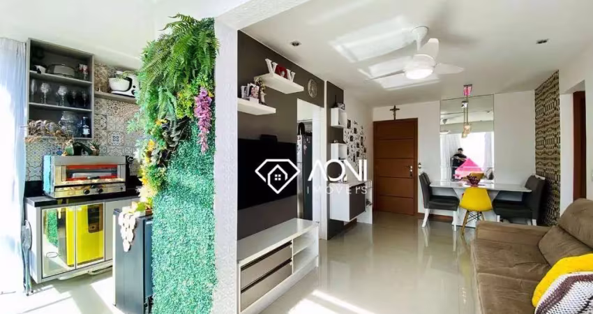 (exclusivo) lindo apartamento, sol da manhã, vista mar com 2 dormitórios à venda, 67 m² por r$ 680.000 - praia de itapoã - vila velha/es