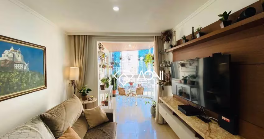 Apartamento com 3 dormitórios à venda, 93 m² por r$ 1.100.000,00 - praia da costa - vila velha/es