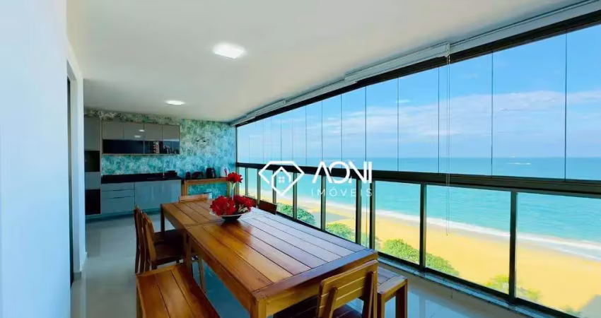 Apartamento com 4 dormitórios à venda, 147 m² por r$ 3.500.000,00 - praia de itaparica - vila velha/es