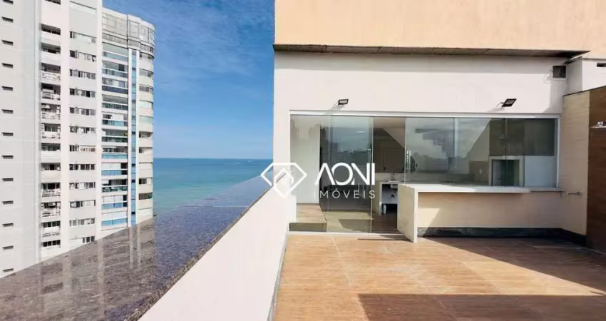Cobertura com 4 dormitórios à venda, 206 m² por r$ 1.800.000,00 - praia de itapoã - vila velha/es