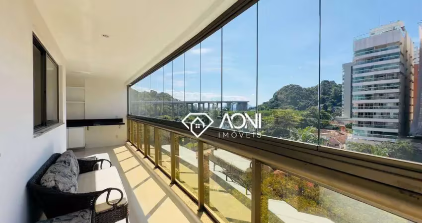 Apartamento com 3 dormitórios à venda, 107 m² por r$ 1.600.000,00 - praia da costa - vila velha/es
