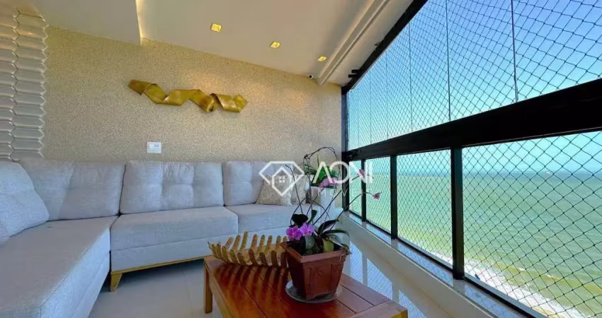 Cobertura com 3 dormitórios à venda, 600 m² por r$ 5.600.000,00 - praia da costa - vila velha/es