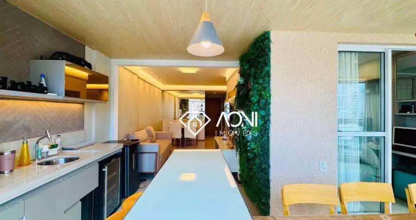 Apartamento com 3 dormitórios à venda, 110 m² por r$ 1.090.000,00 - itapuã - vila velha/es