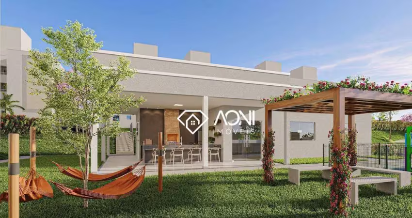 Apartamento com 2 dormitórios à venda, 40 m² por r$ 229.990 - campinho da serra ii - serra/es