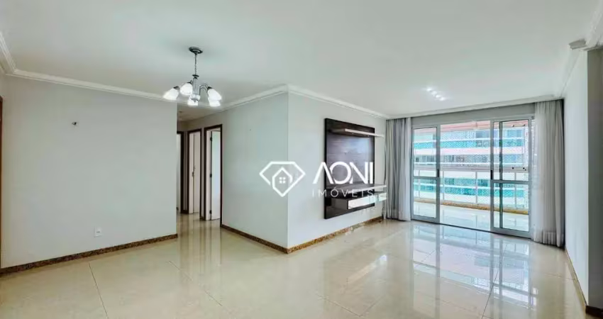Apartamento com 3 dormitórios à venda, 137 m² por r$ 1.850.000,00 - praia da costa - vila velha/es