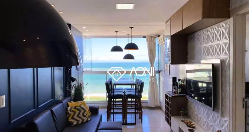 Apartamento com 2 dormitórios à venda, 60 m² por r$ 660.000,00 - praia de itaparica - vila velha/es